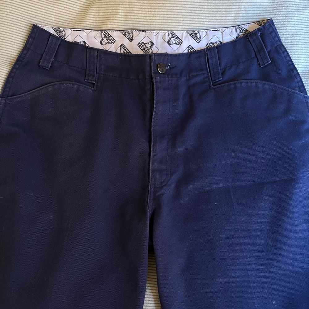 Ben Davis Original Men’s Pants in Blue - Picture 4 of 5